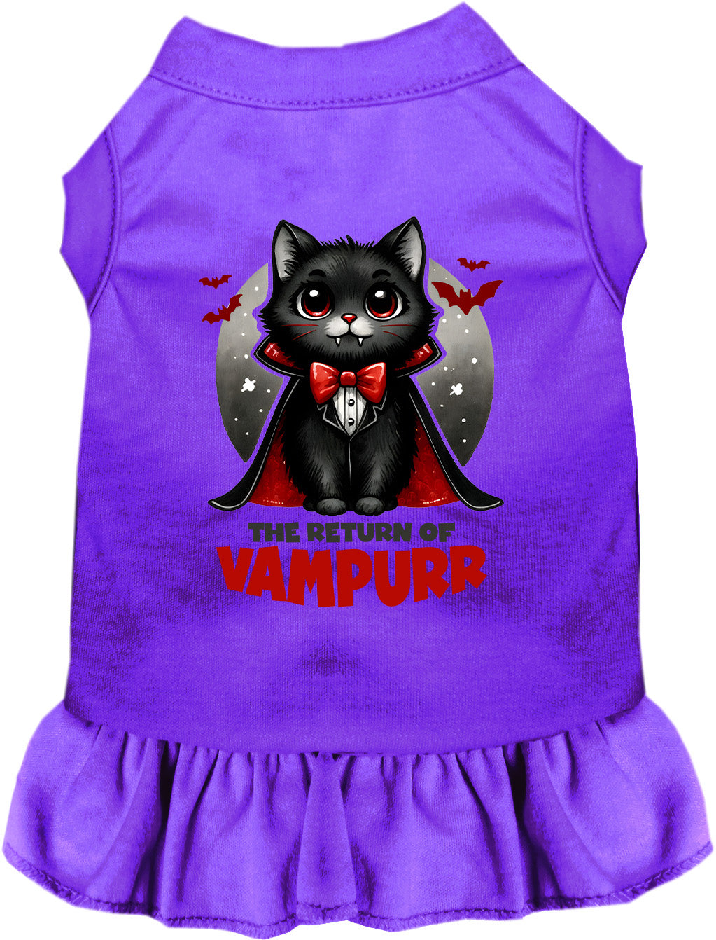 Vampurr Halloween Pet Dress
