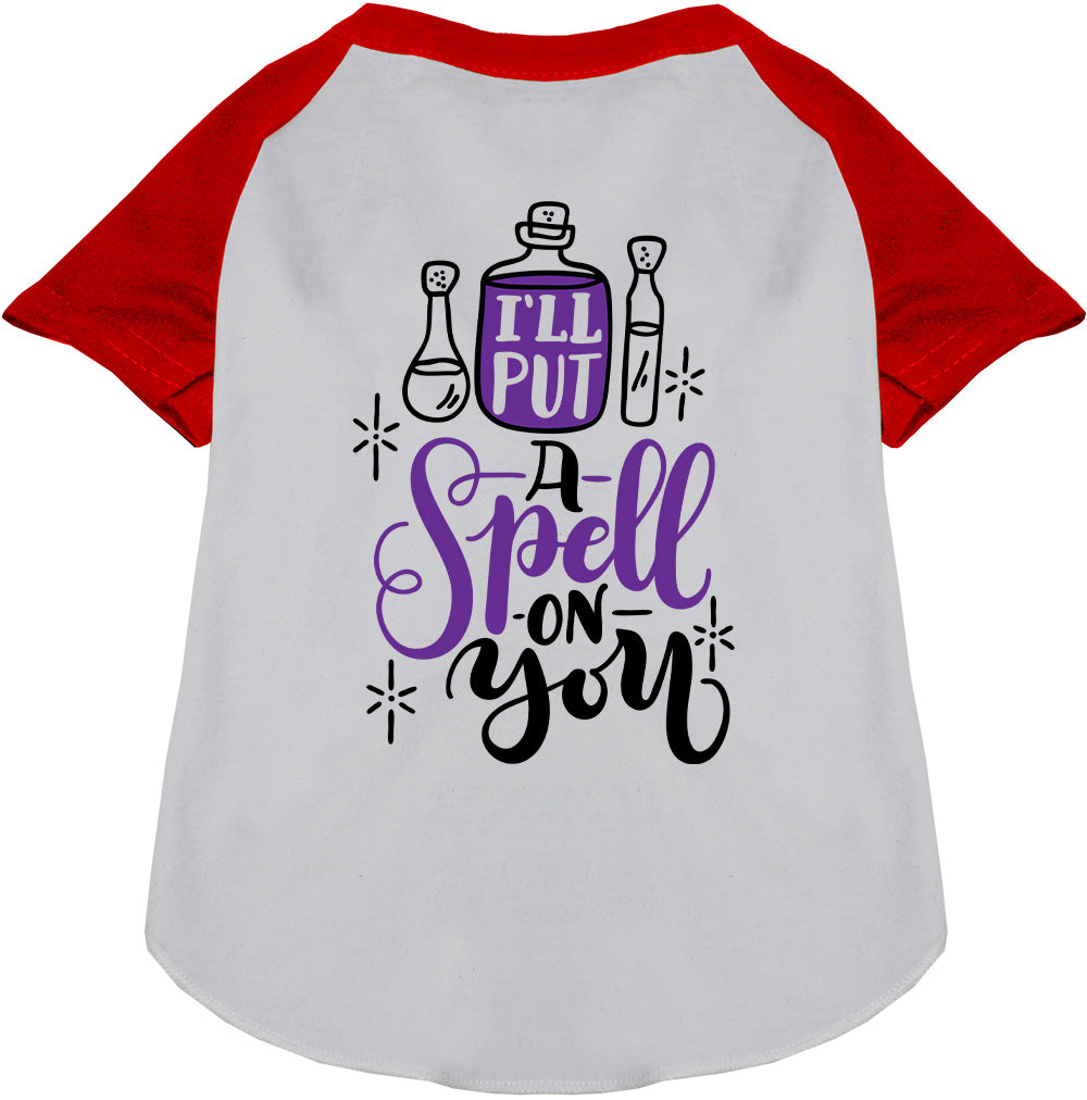 Put a Spell on You Pet Raglan Shirt