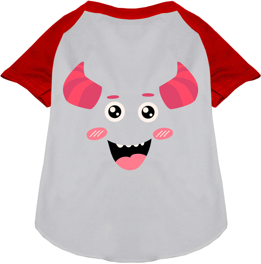 Mischiefmauve Monster Costume Pet Raglan Shirt