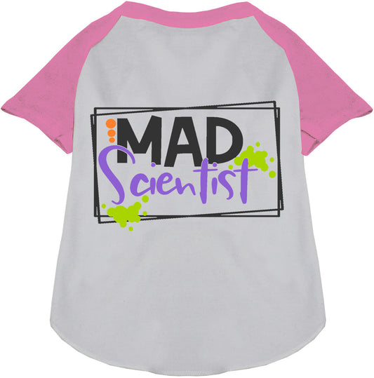 Mad Scientist Pet Raglan Shirt