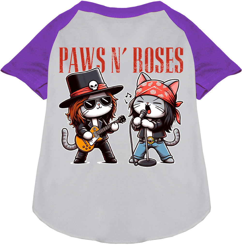 Paws N' Roses Pet Raglan Shirt