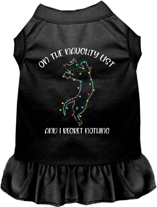 Kitty on the Naughty List Pet Dress