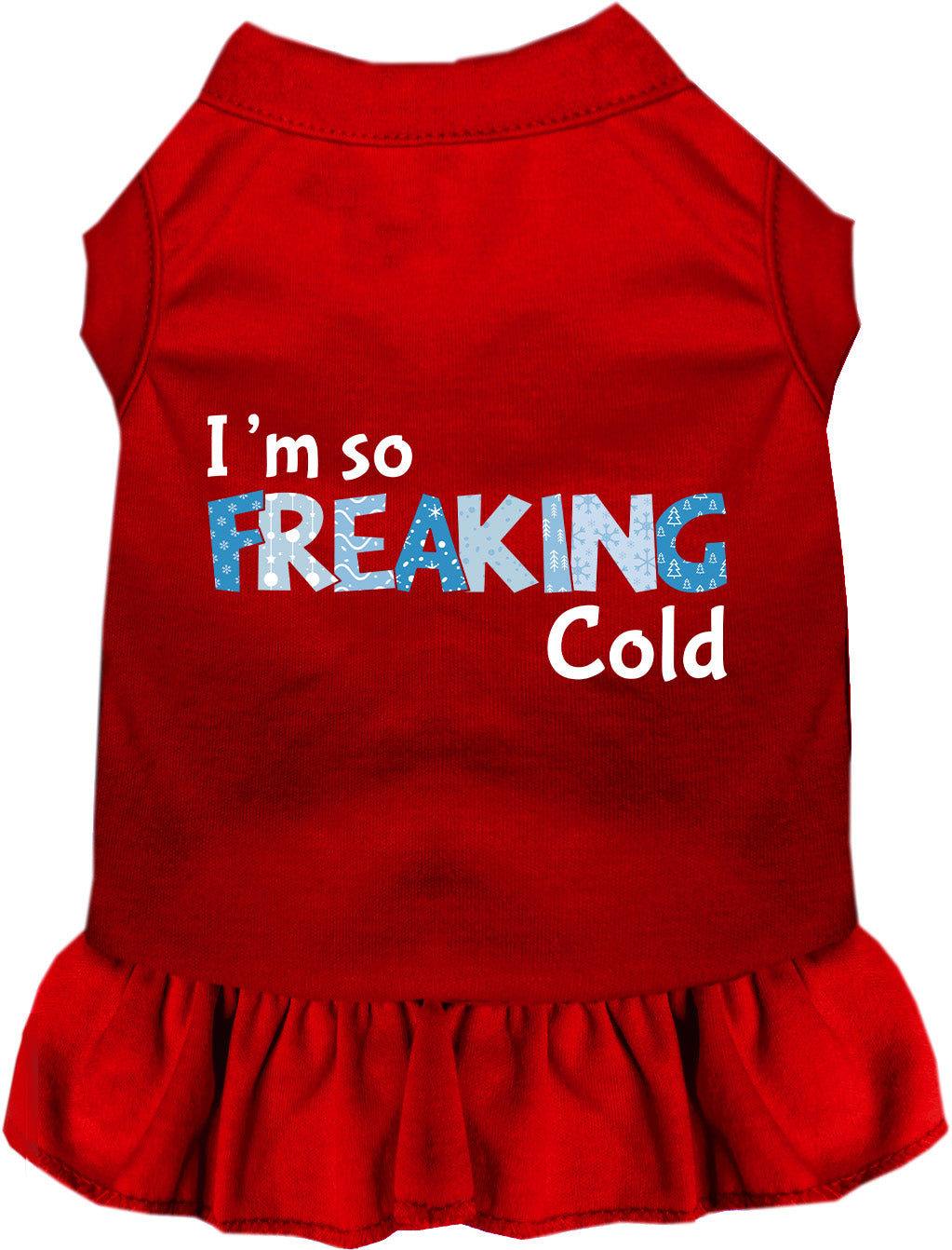 Freaking Cold Winter Pet Dress