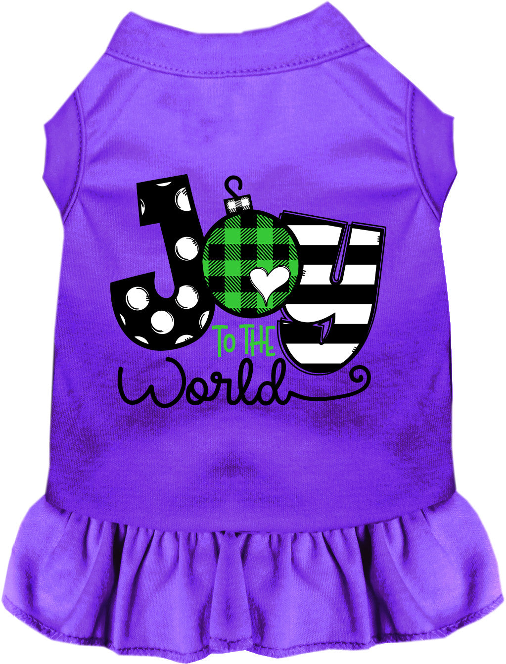 Joy to the World Christmas Pet Dress