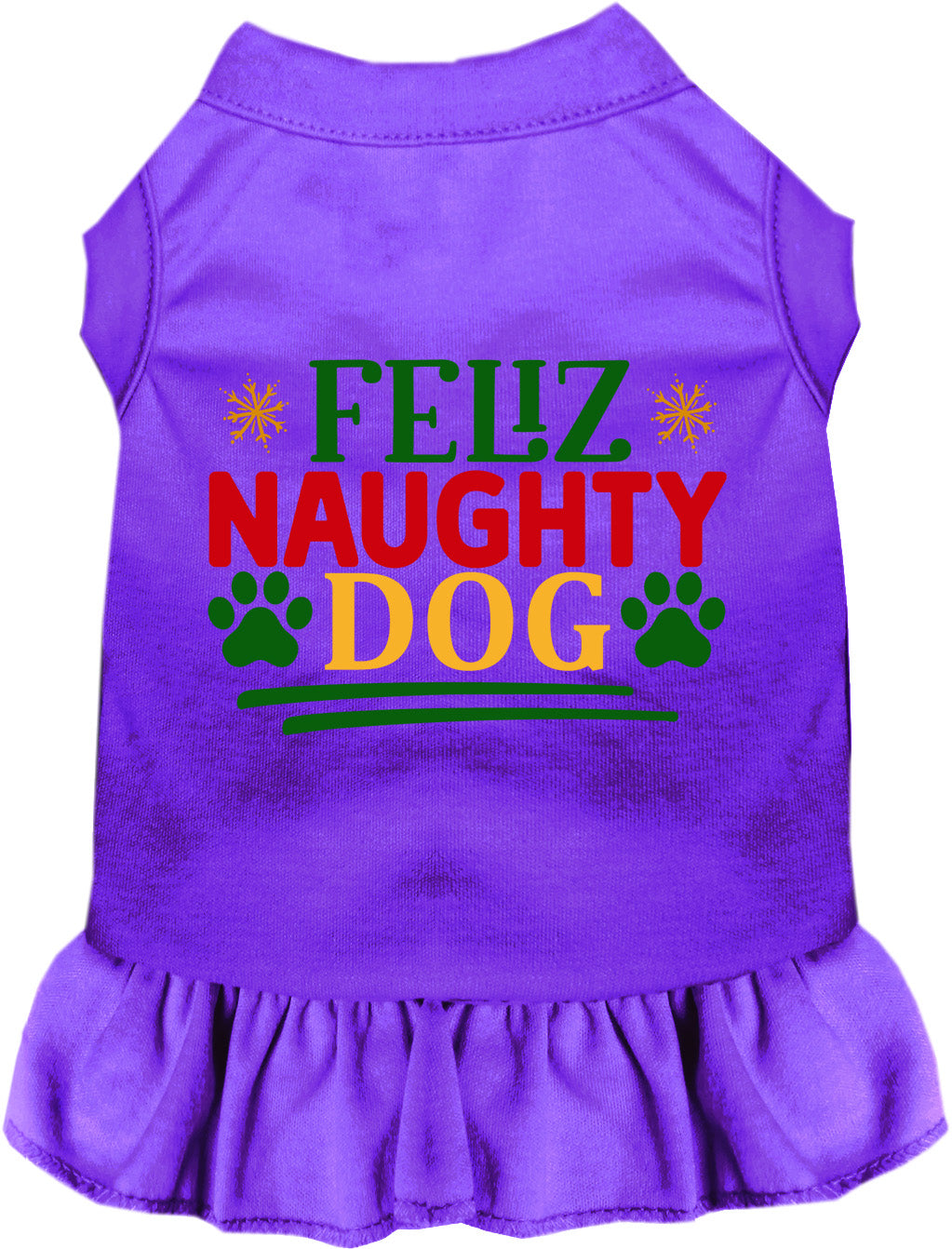 Feliz Naughty Dog Christmas Pet Dress