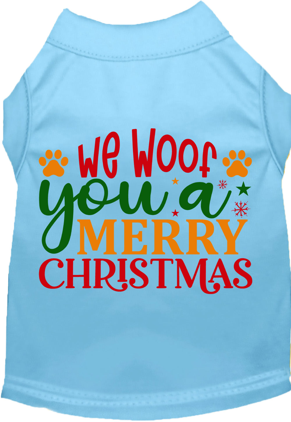 We Woof You a Merry Christmas Pet Shirt