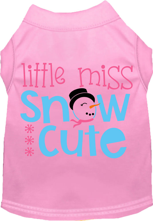 Little Miss Snow Cute Pet Shirt