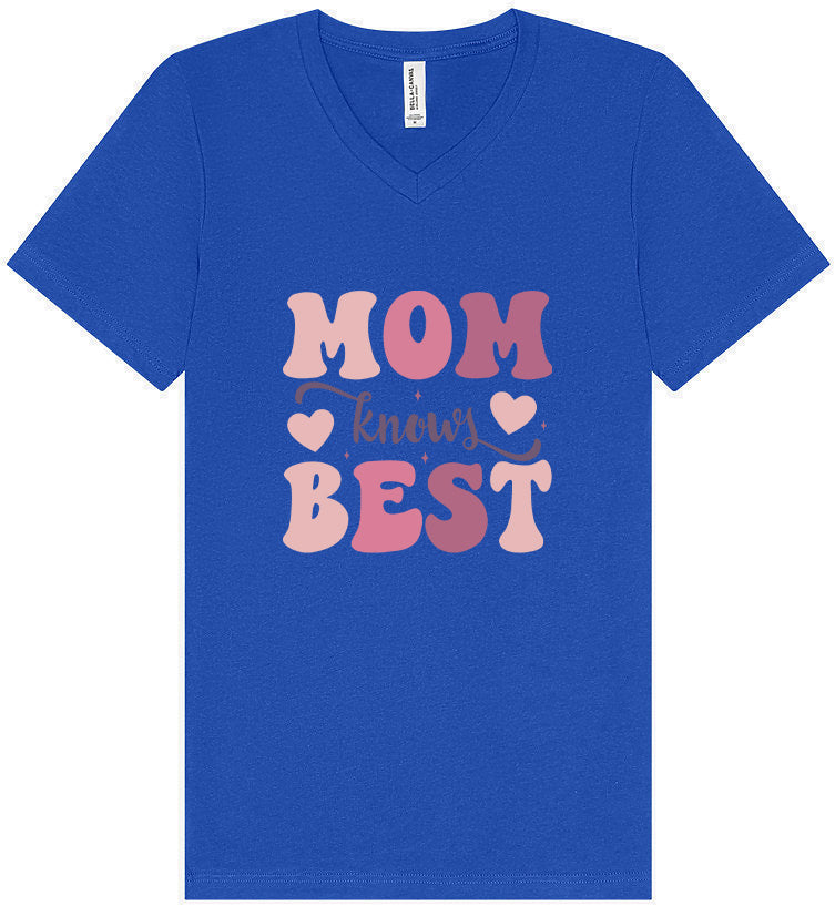 Mom Knows Best Unisex V-Neck Shirt