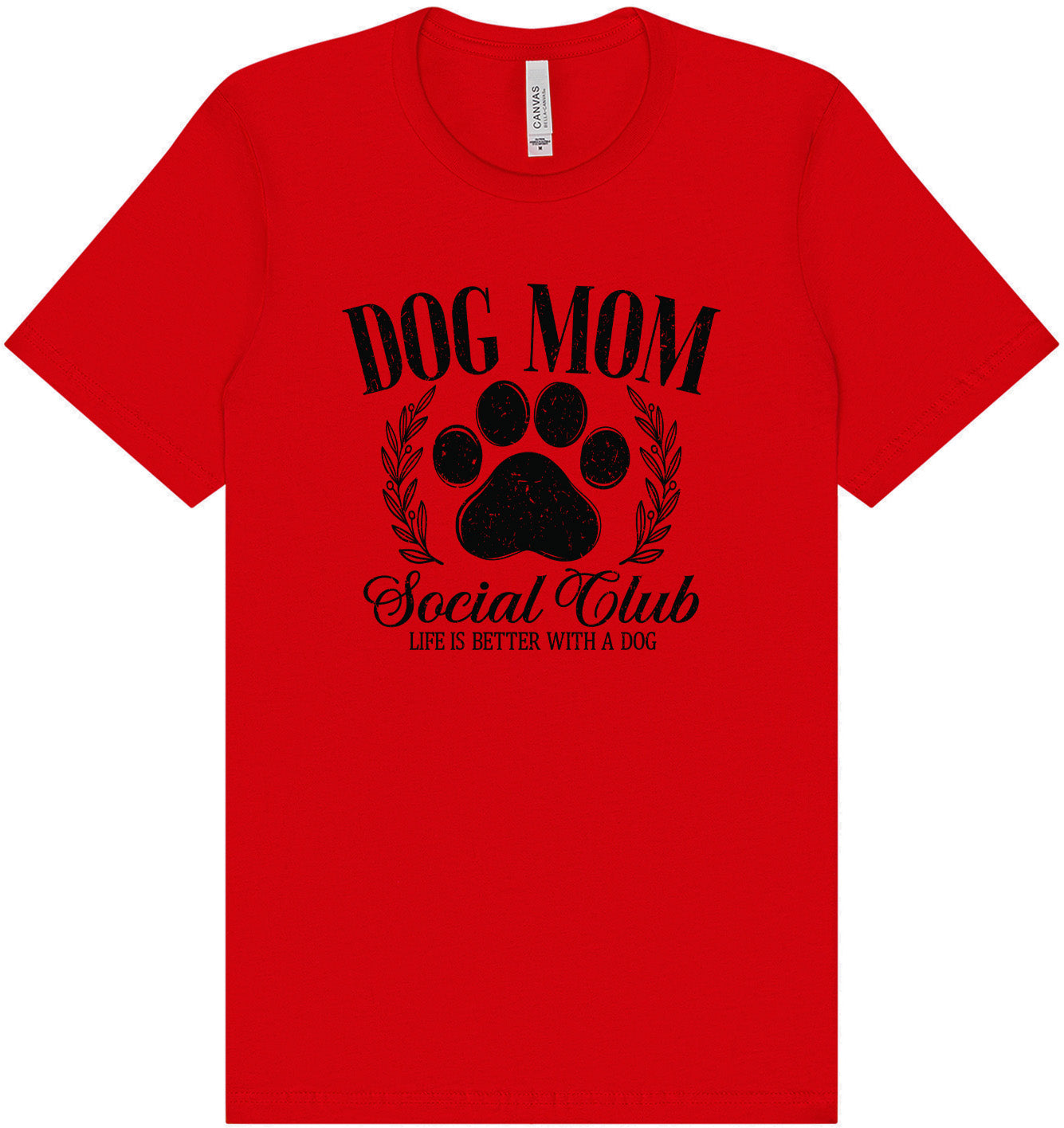 Dog Mom Social Club Adult Bella Canvas Shirt