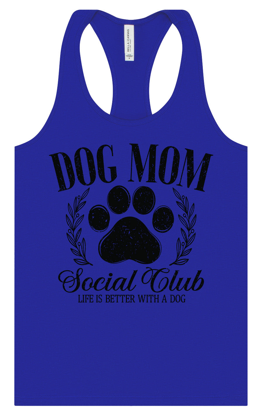 Dog Mom Social Club Women's Racerback Tank