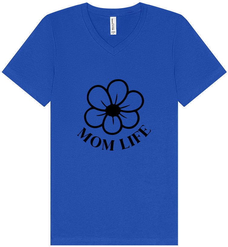Mom Life Unisex V-Neck Shirt