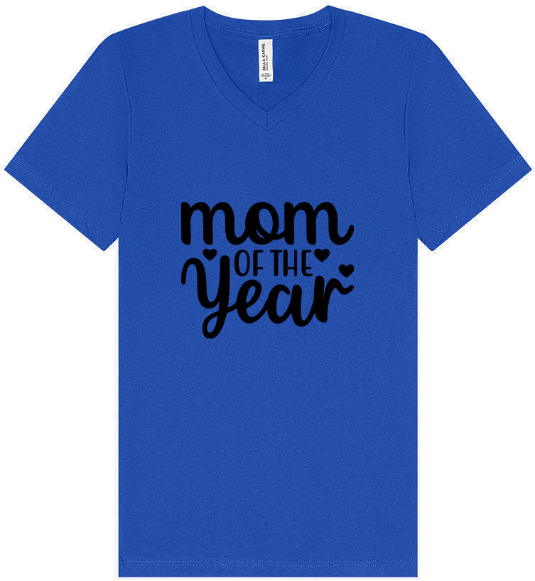 Mom of the Year Unisex V-Neck Shirt