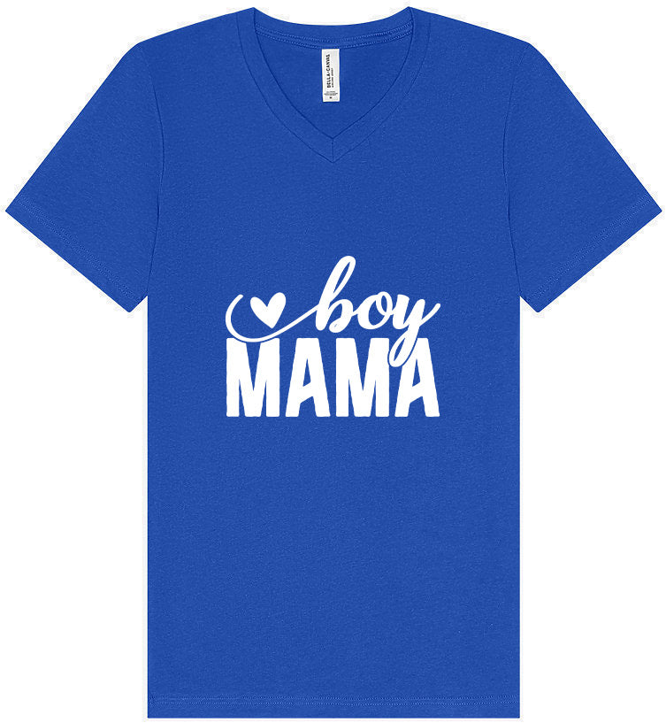Boy Mama Unisex V-Neck Shirt