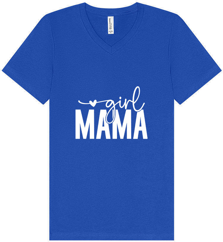 Girl Mama Unisex V-Neck Shirt