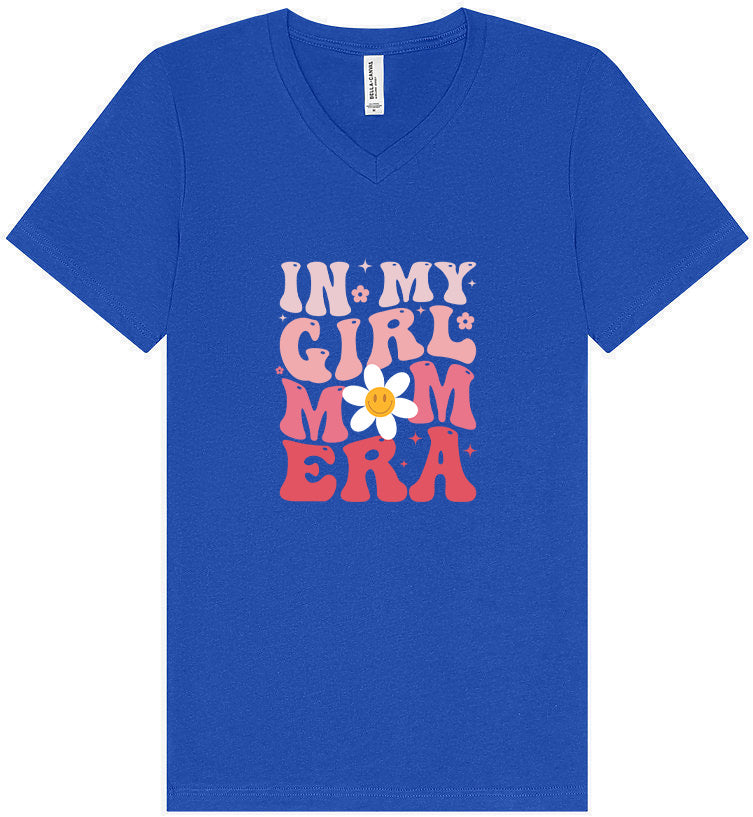 Girl Mom Era Unisex V-Neck Shirt