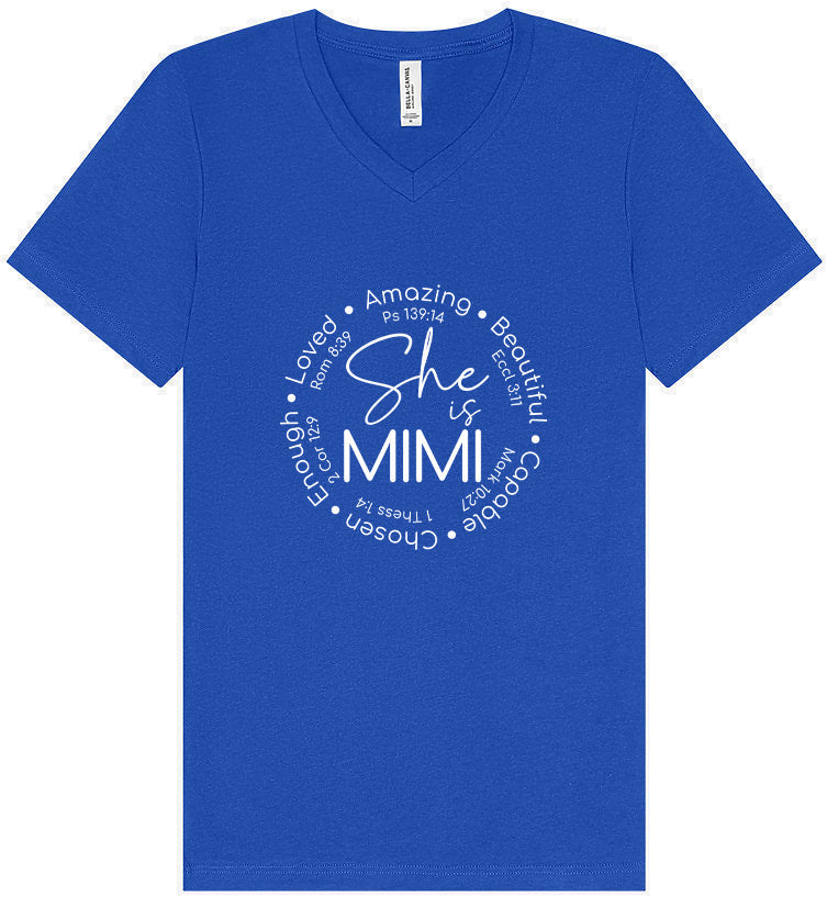 Biblical Mimi Unisex V-Neck Shirt