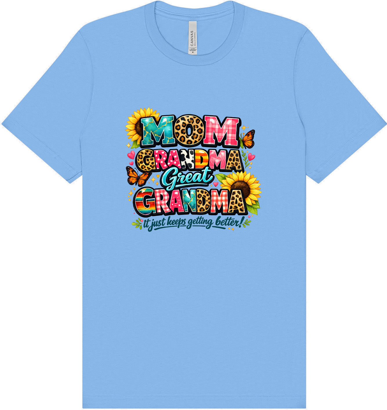 Mom, Grandma, Great Grandma Adult Bella Canvas Shirt