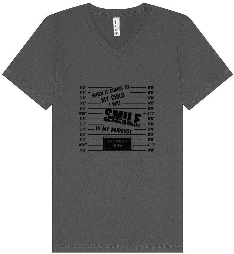 Smile in my Mugshot Unisex V-Neck Shirt