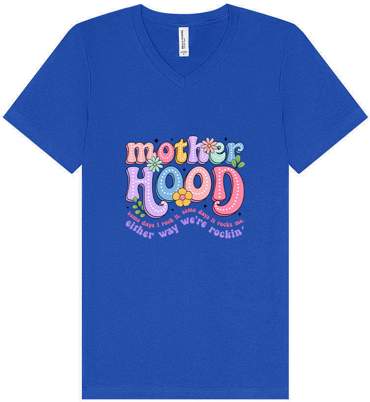 Rockin Motherhood Unisex V-Neck Shirt