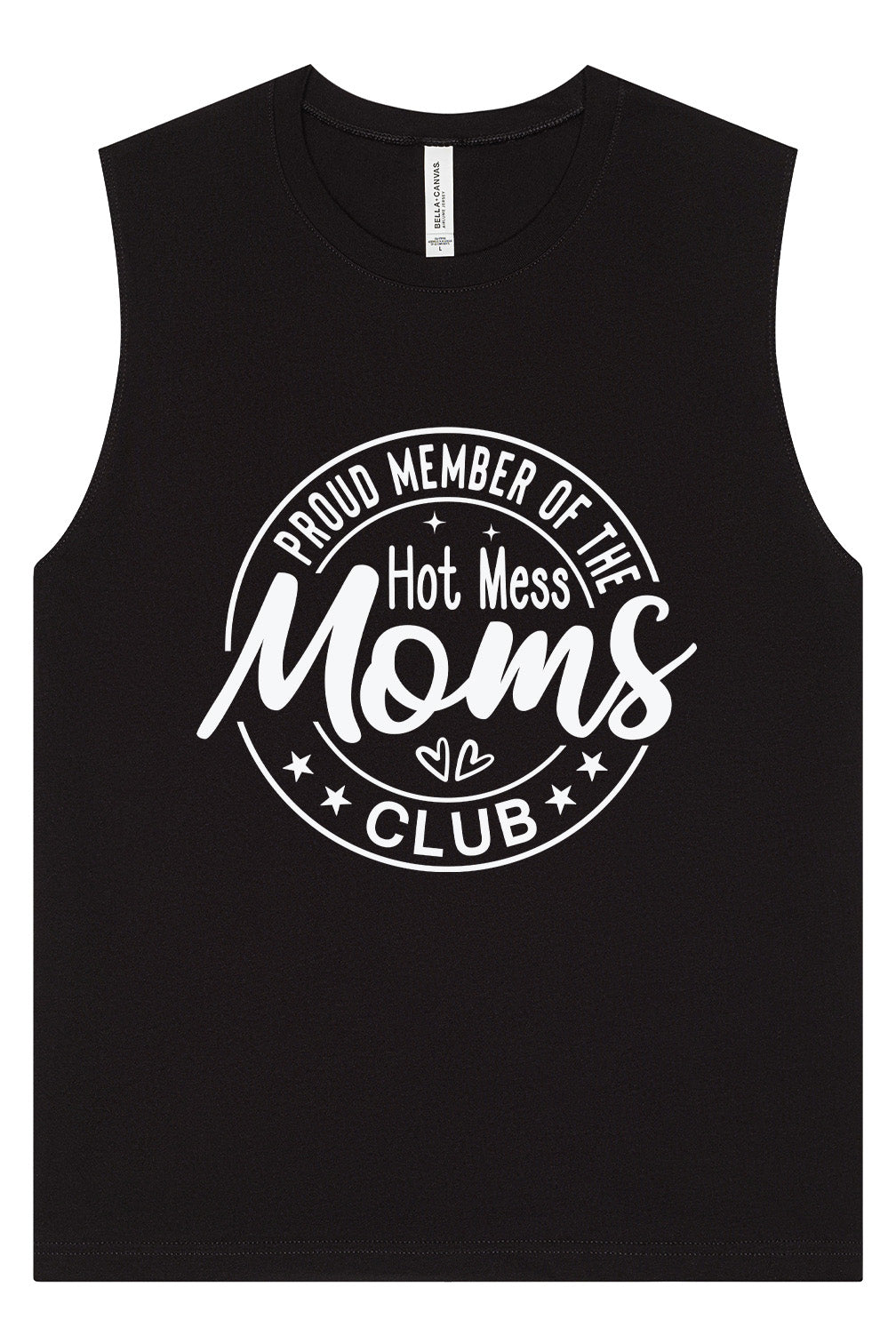 Hot Mess Moms Club Muscle Tank