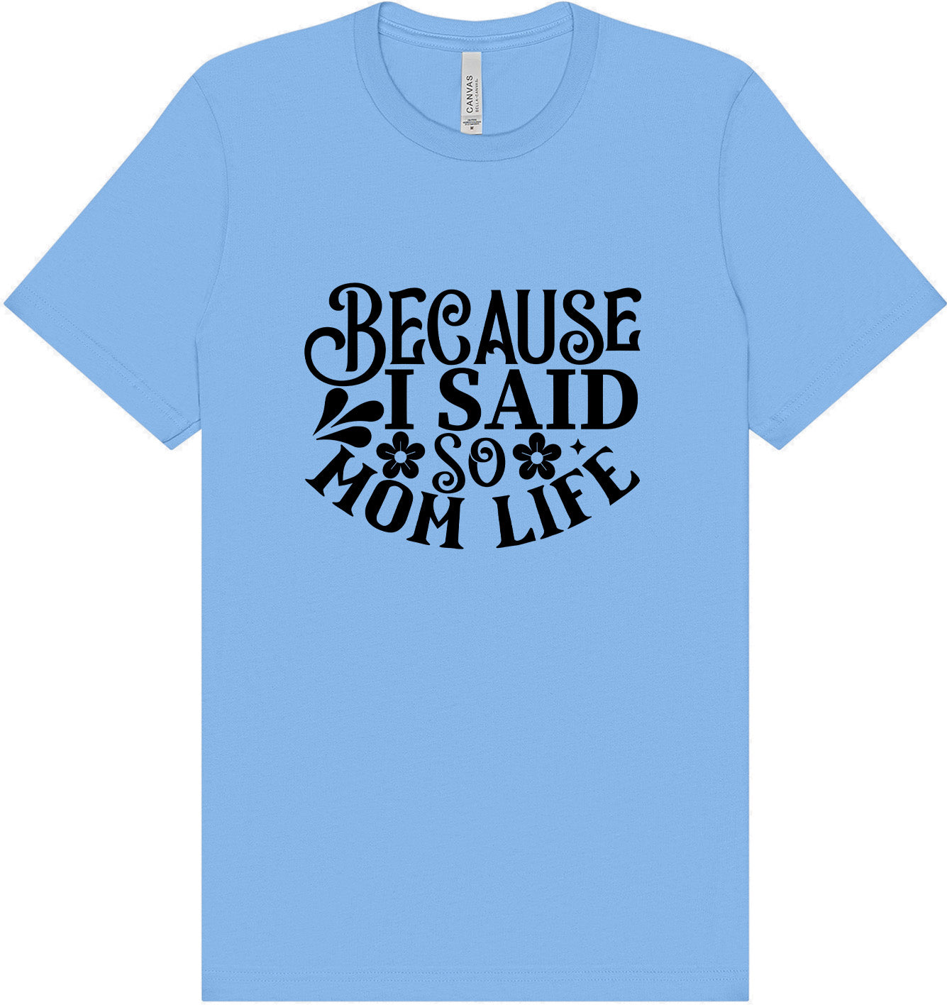 Because I Said So Adult Bella Canvas Shirt