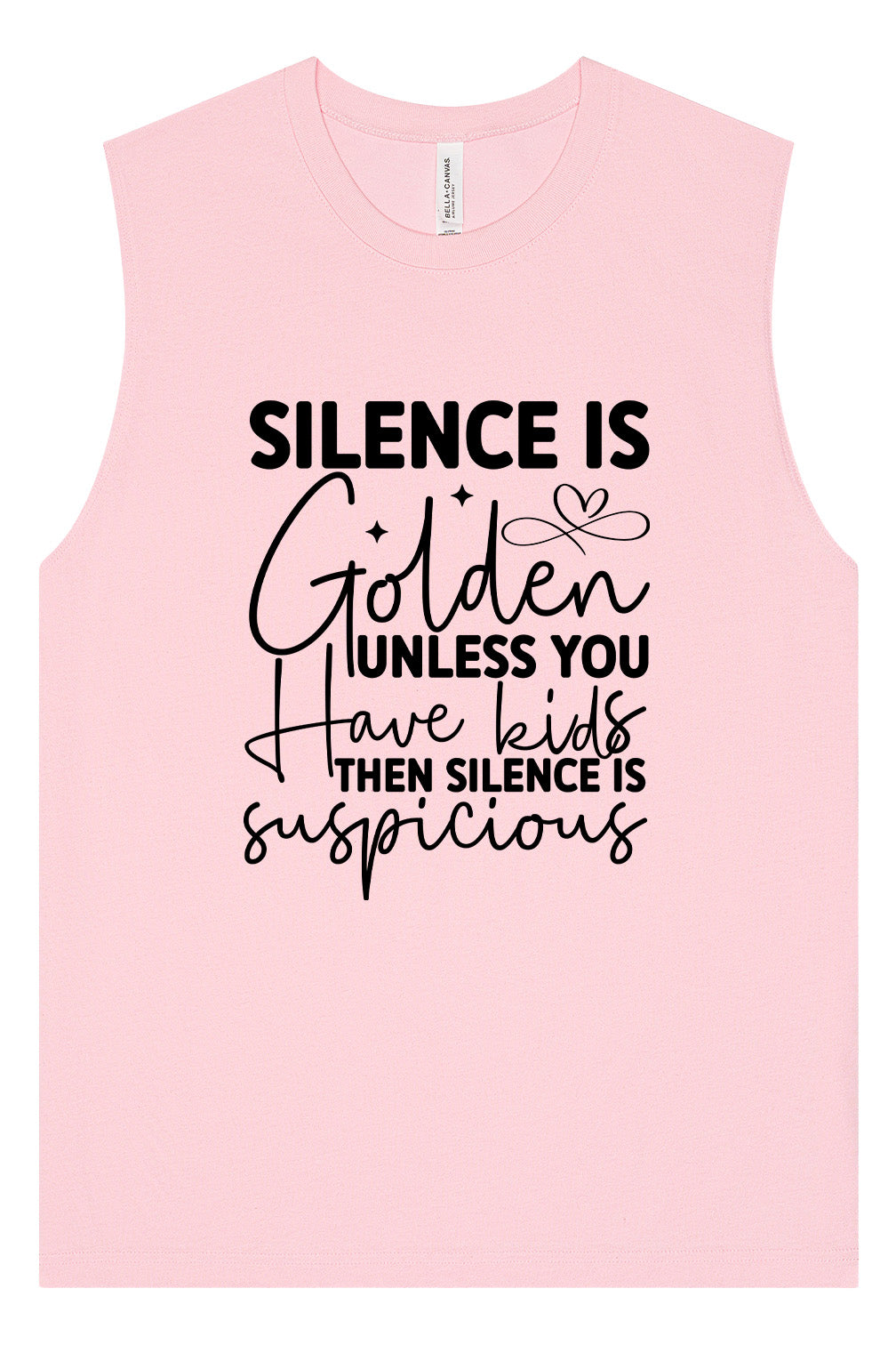 Silence is Suspicious Muscle Tank