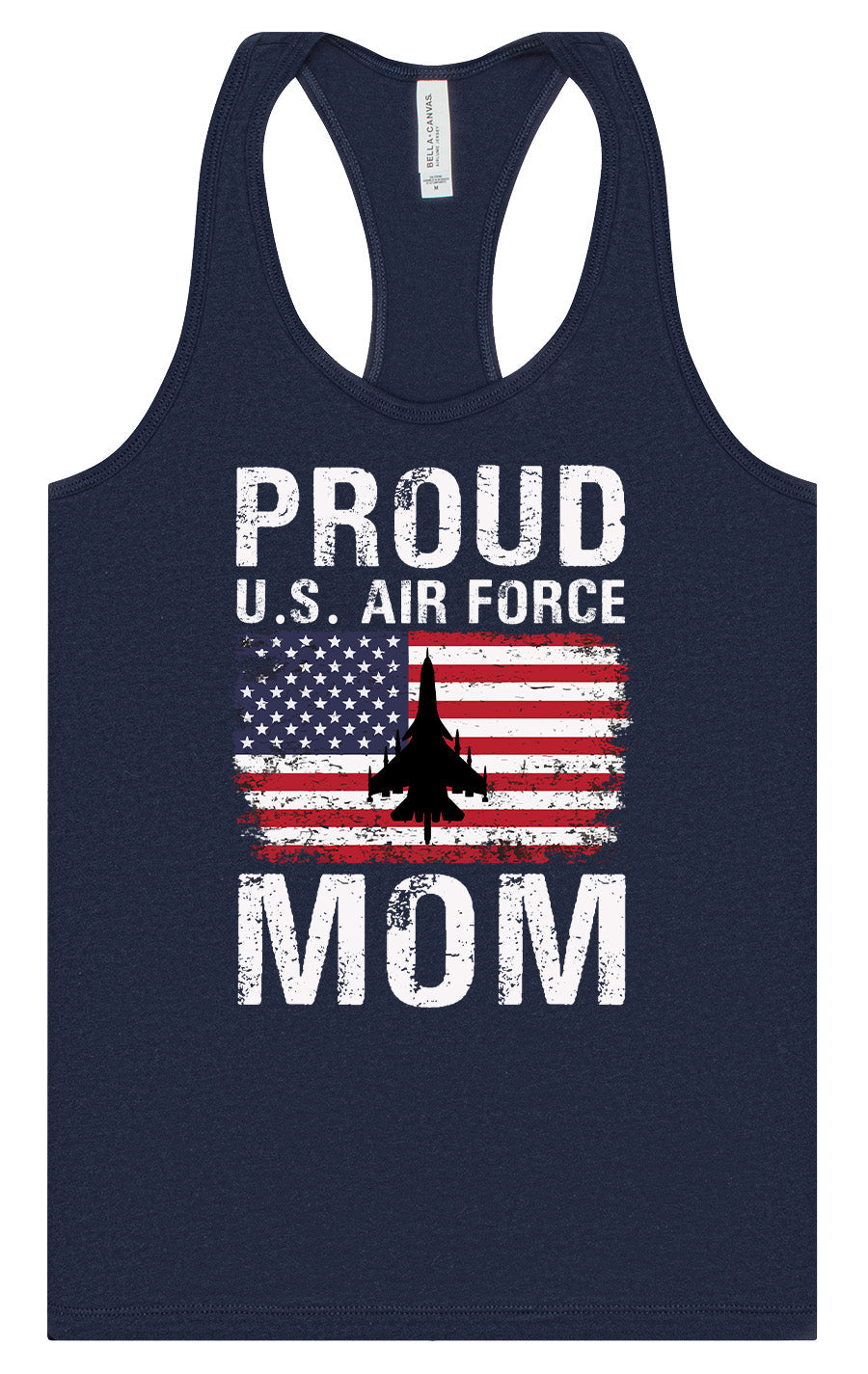Proud Air Force Mom Women's Racerback Tank
