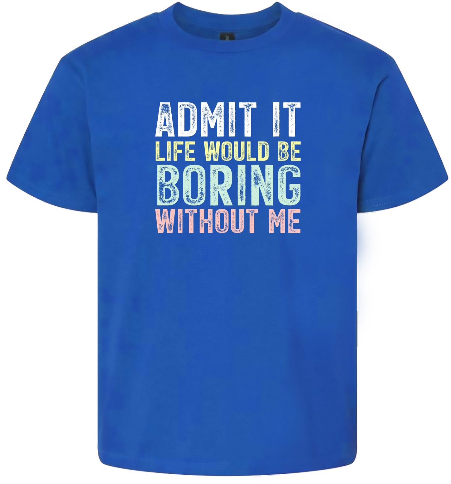 Retro Life Would Be Boring Children's Gildan Soft Shirt