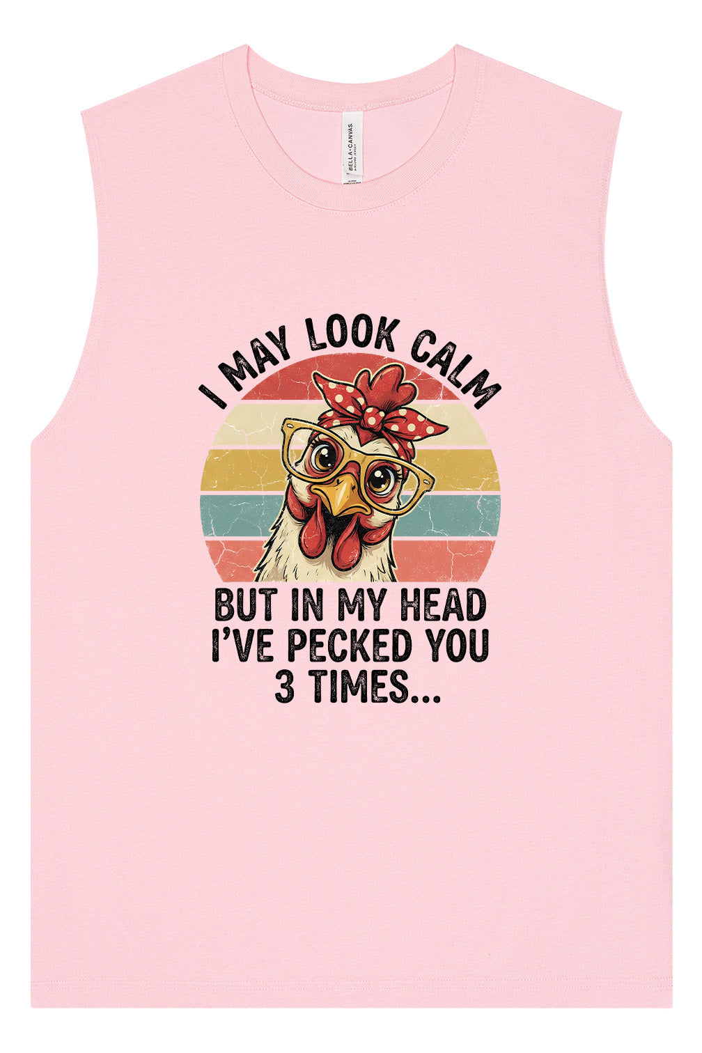 Pecked You in My Head Muscle Tank