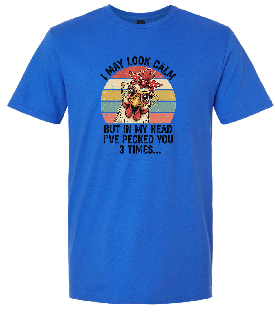 Pecked You in My Head Adult Gildan Soft Shirt