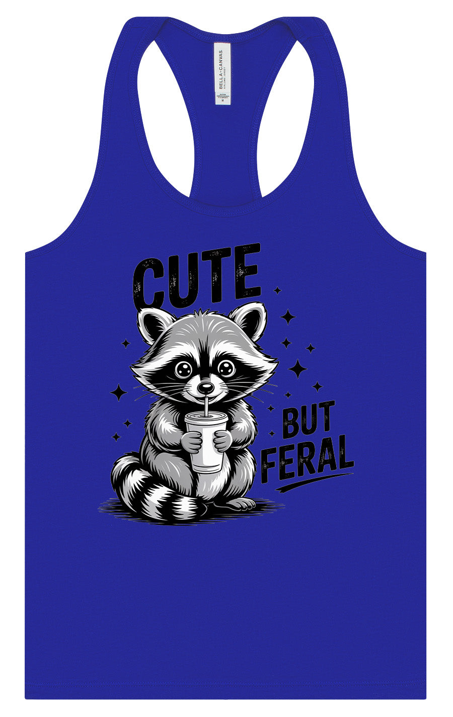 Cute but Feral Women's Racerback Tank