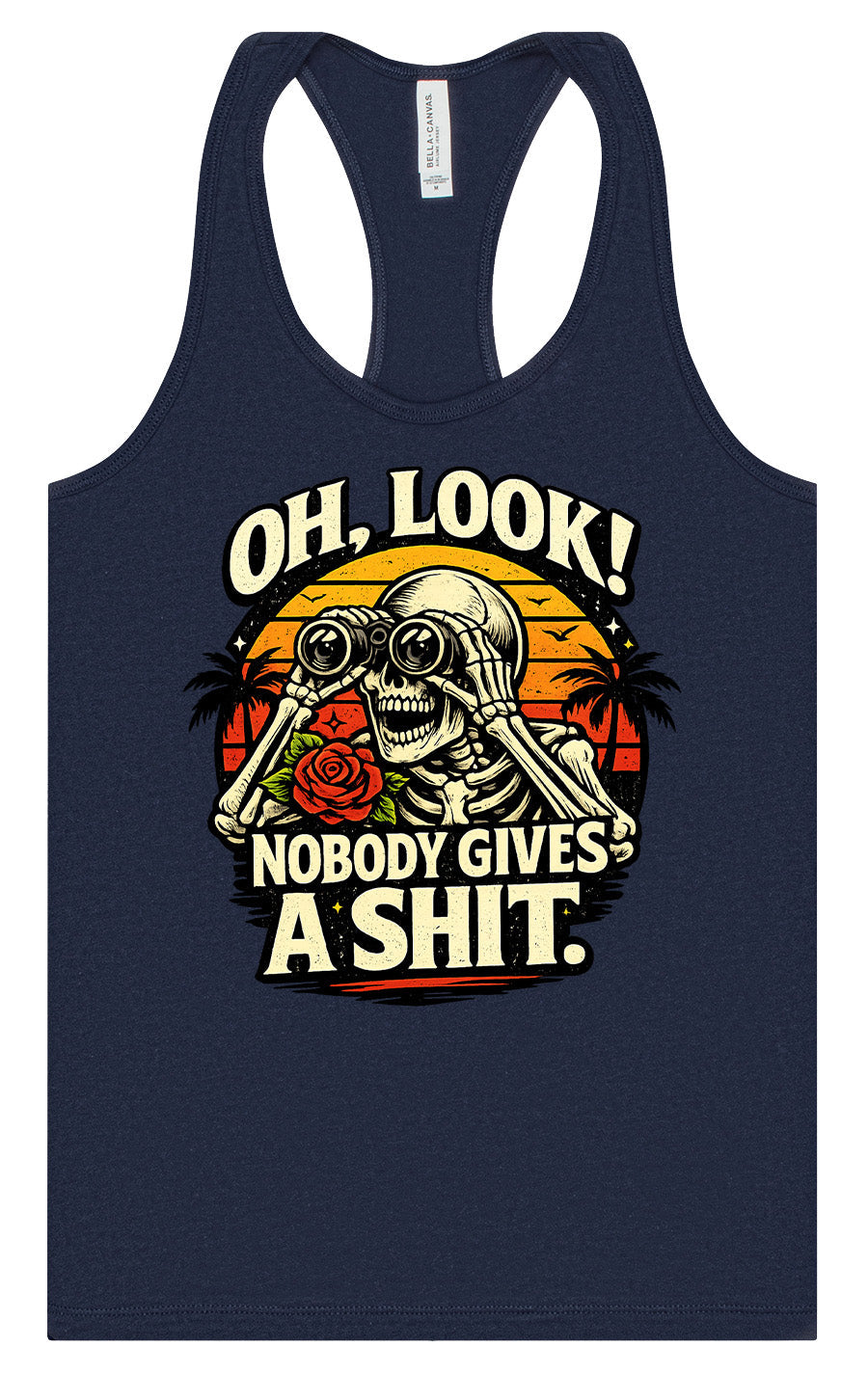 Oh Look! Nobody Gives a Shit! Women's Racerback Tank