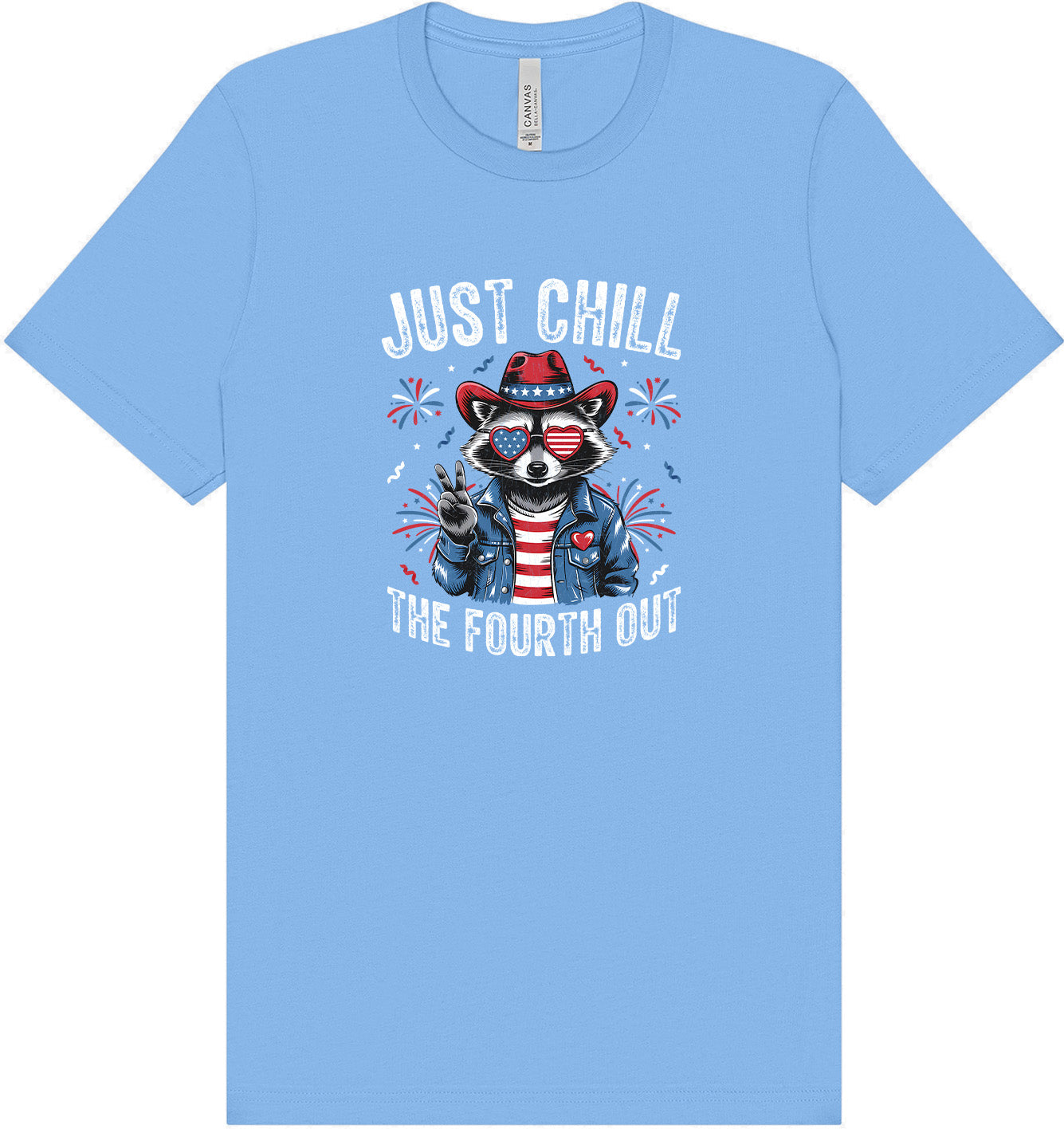 Chill the Fourth Out Adult Bella Canvas Shirt
