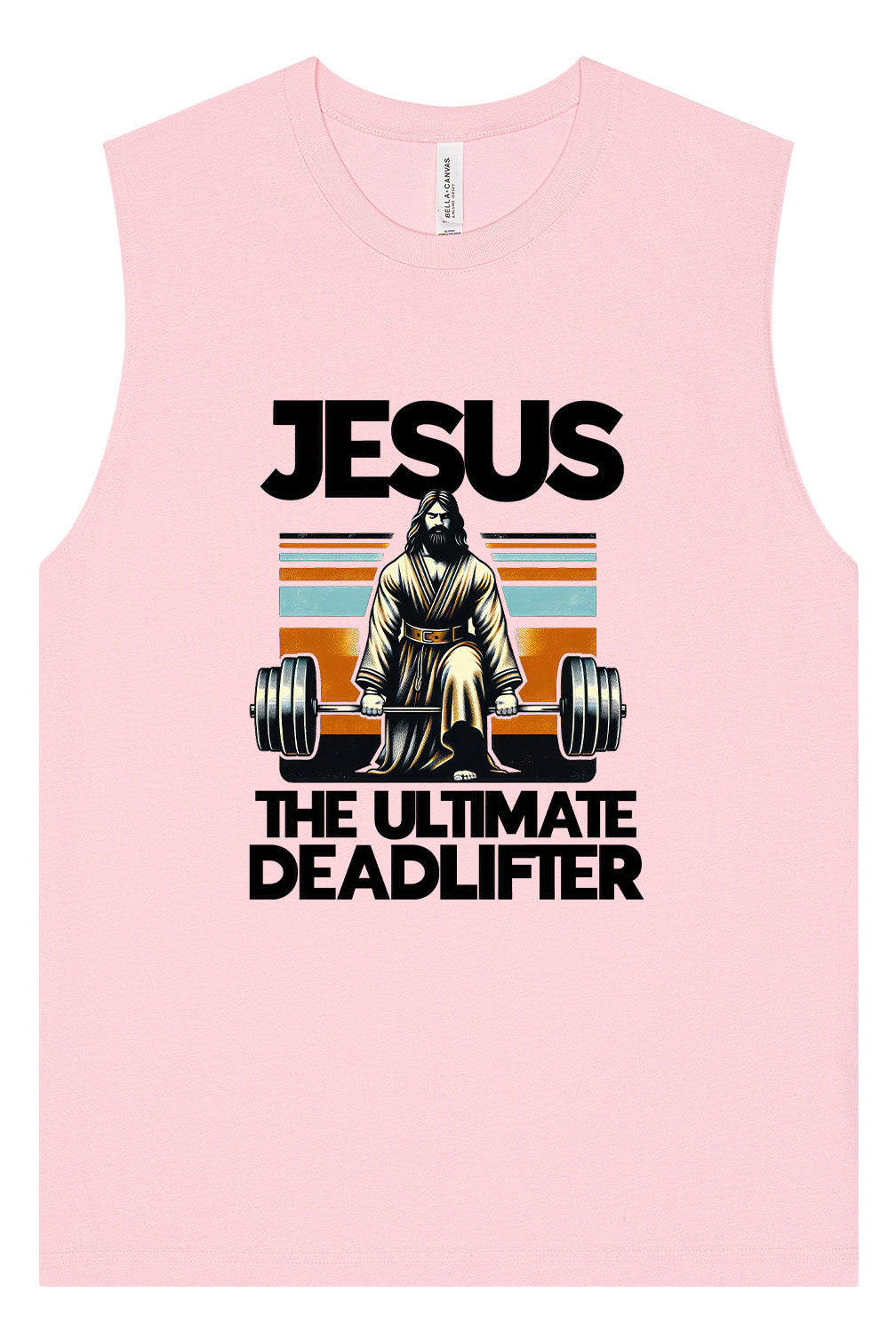 Jesus, the Ultimate Deadlifter Muscle Tank