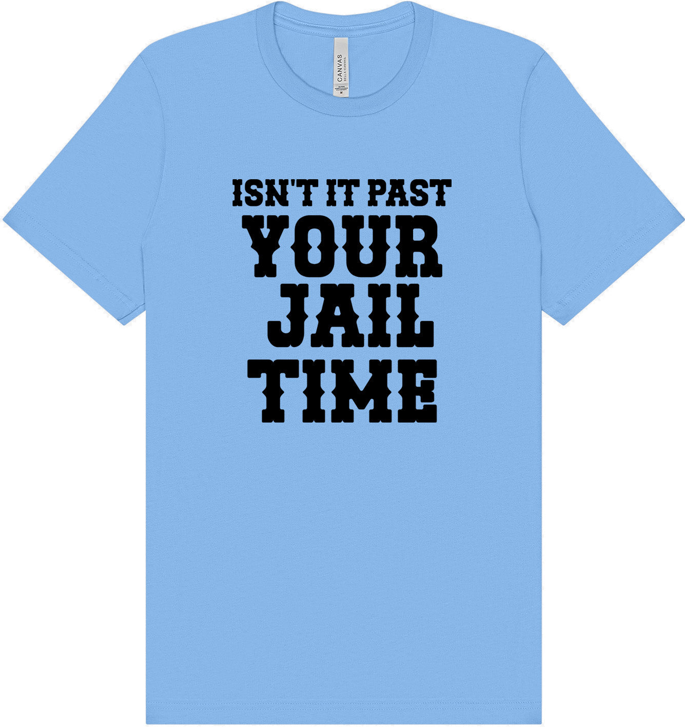 Past Your Jail Time Adult Bella Canvas Shirt