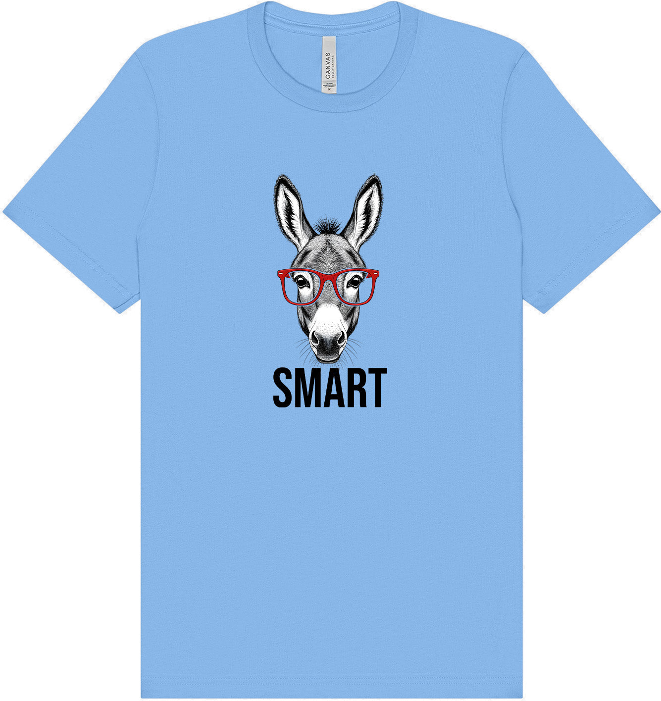 Smart Donkey Adult Bella Canvas Shirt