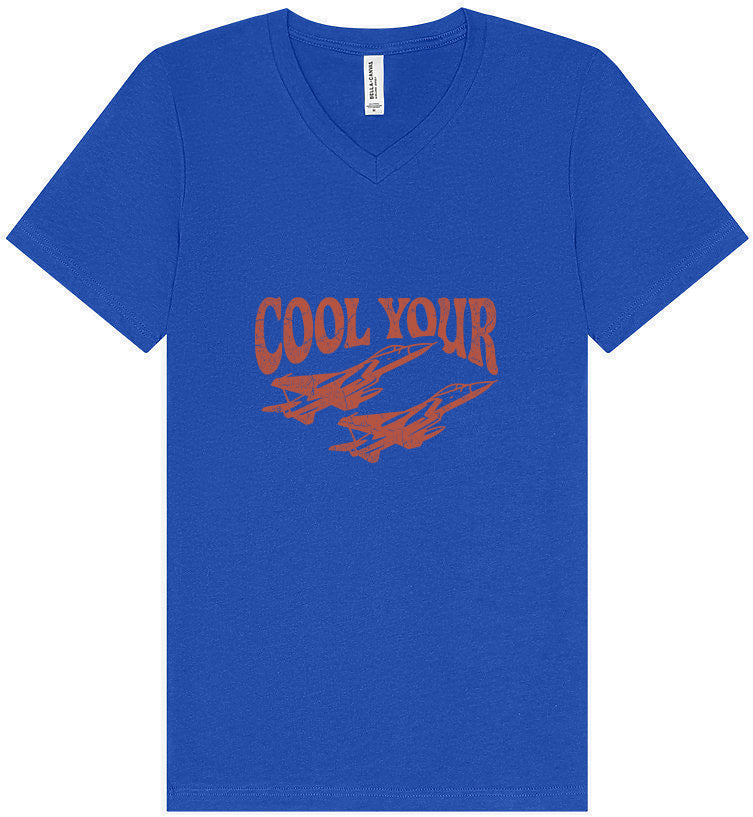 Cool Your Jets Unisex V-Neck Shirt