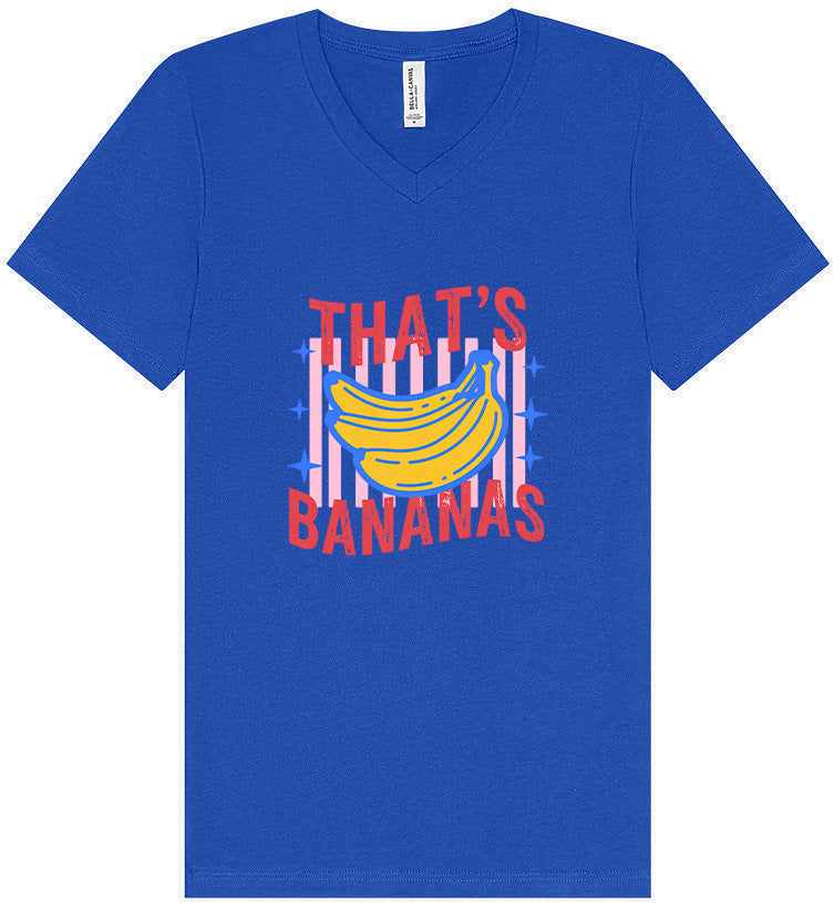 That's Bananas Unisex V-Neck Shirt