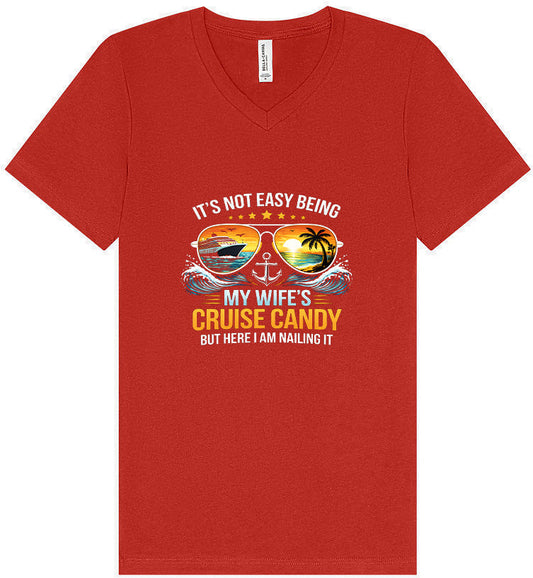 Wife's Cruise Candy Unisex V-Neck Shirt