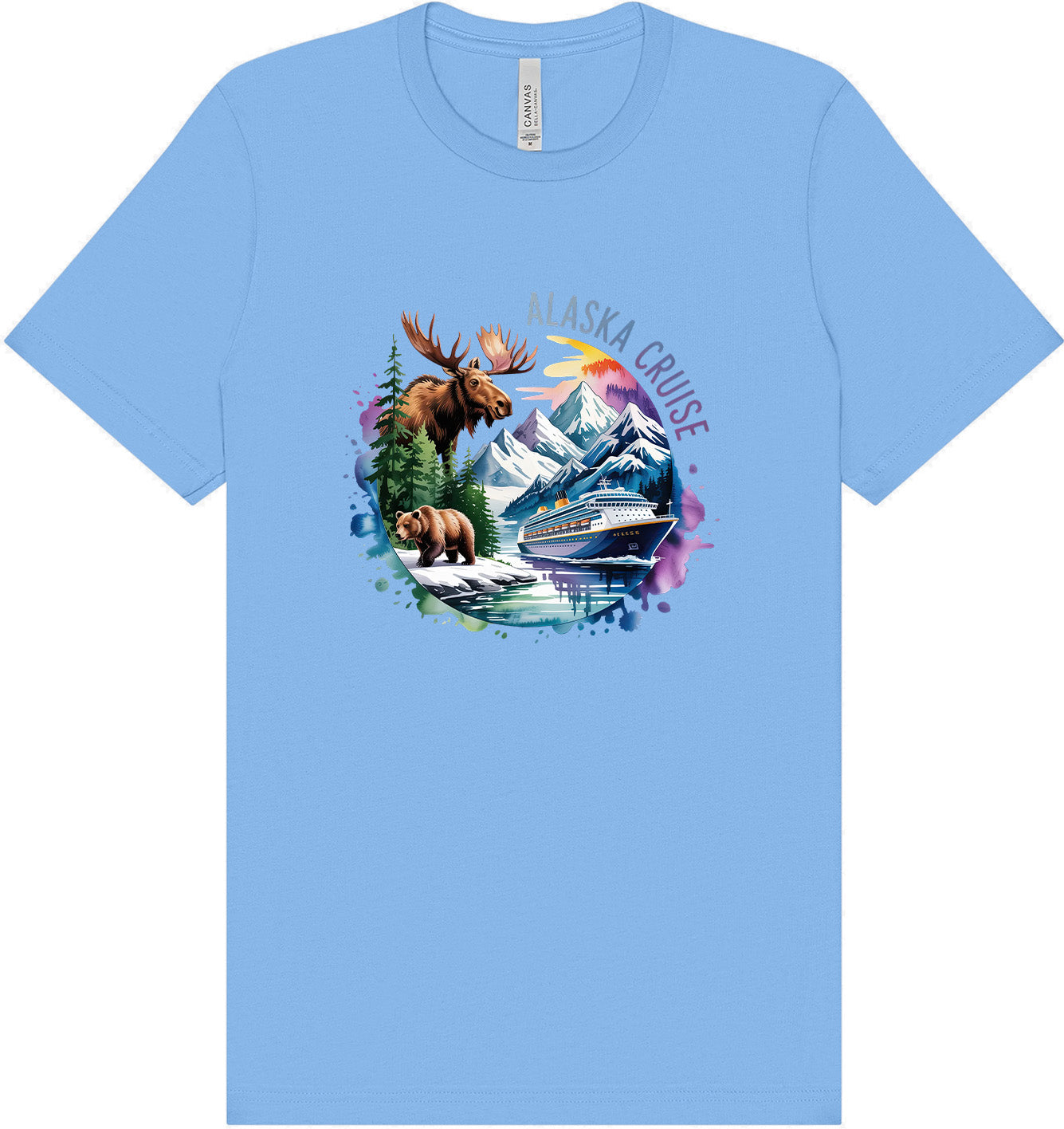 Alaska Cruise Adult Bella Canvas Shirt