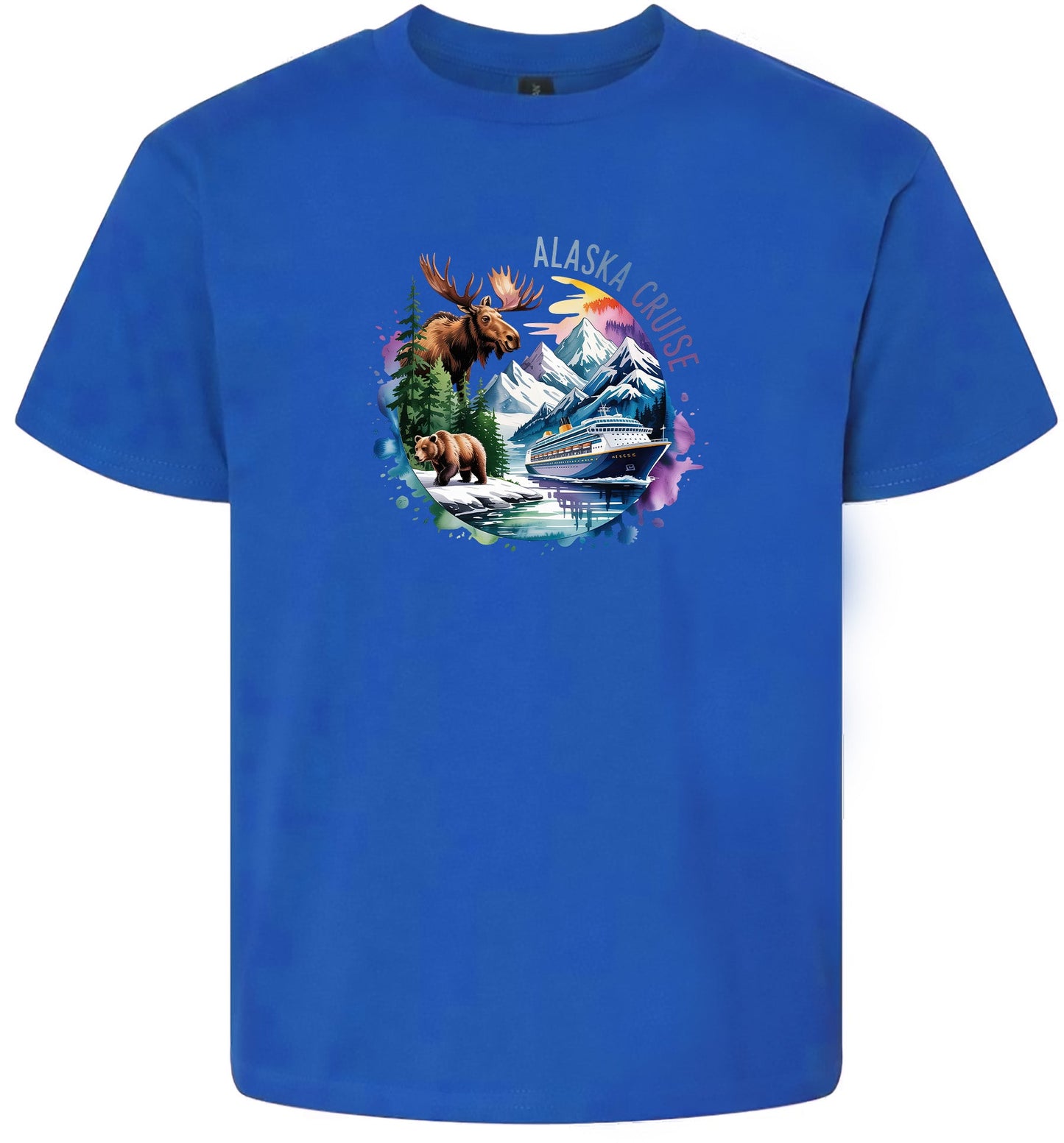 Alaska Cruise Children's Gildan Soft Shirt