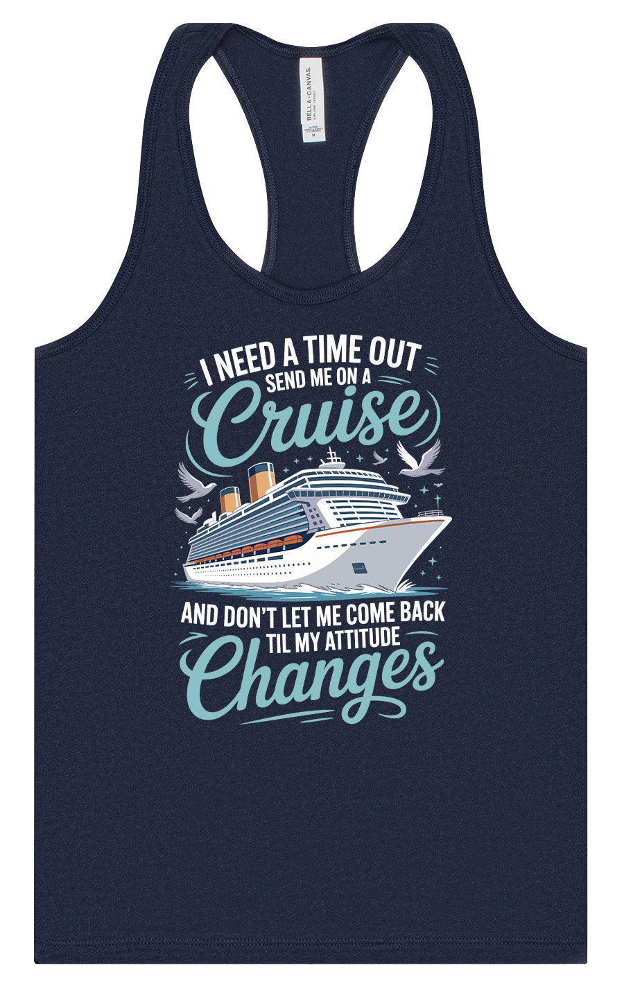 Send Me On A Cruise Women's Racerback Tank
