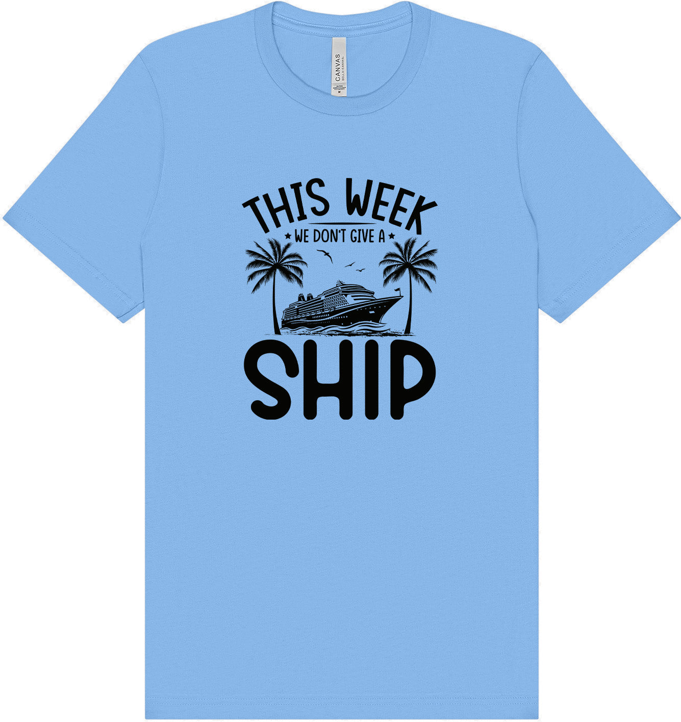 We Don't Give a Ship Adult Bella Canvas Shirt