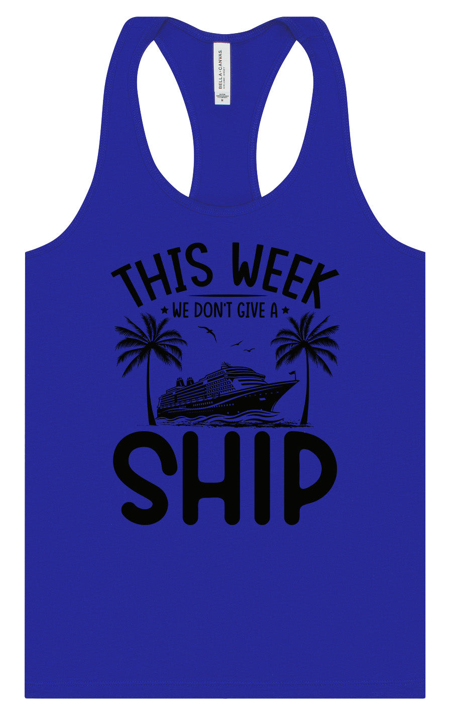 We Don't Give a Ship Women's Racerback Tank