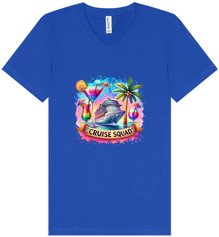 Drinks and Cruise Squad Unisex V-Neck Shirt
