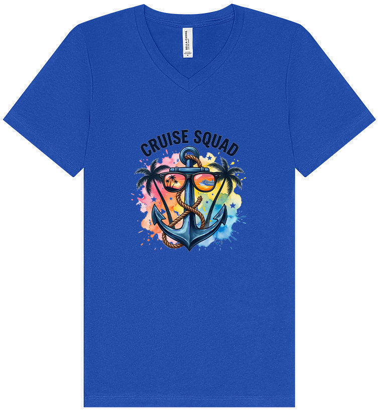 Anchored Cruise Squad Unisex V-Neck Shirt