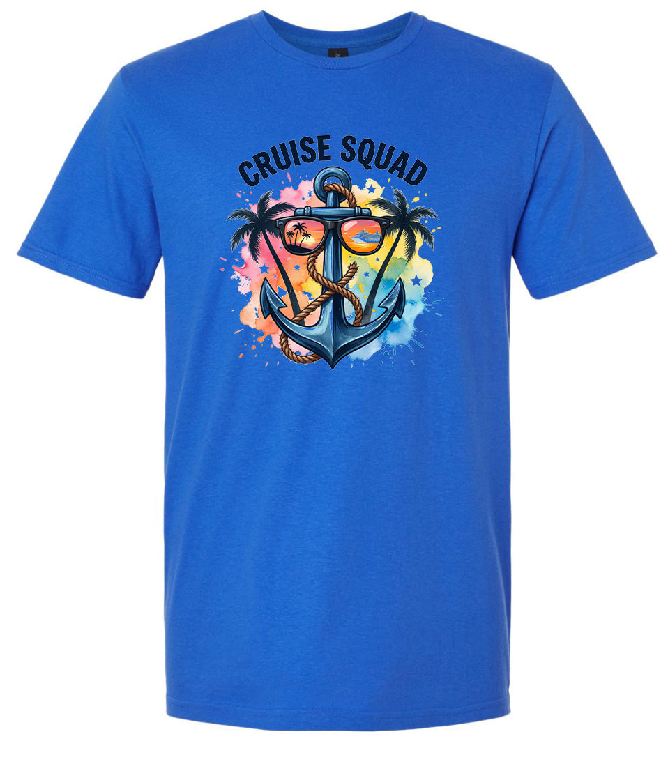 Anchored Cruise Squad Children's Gildan Soft Shirt