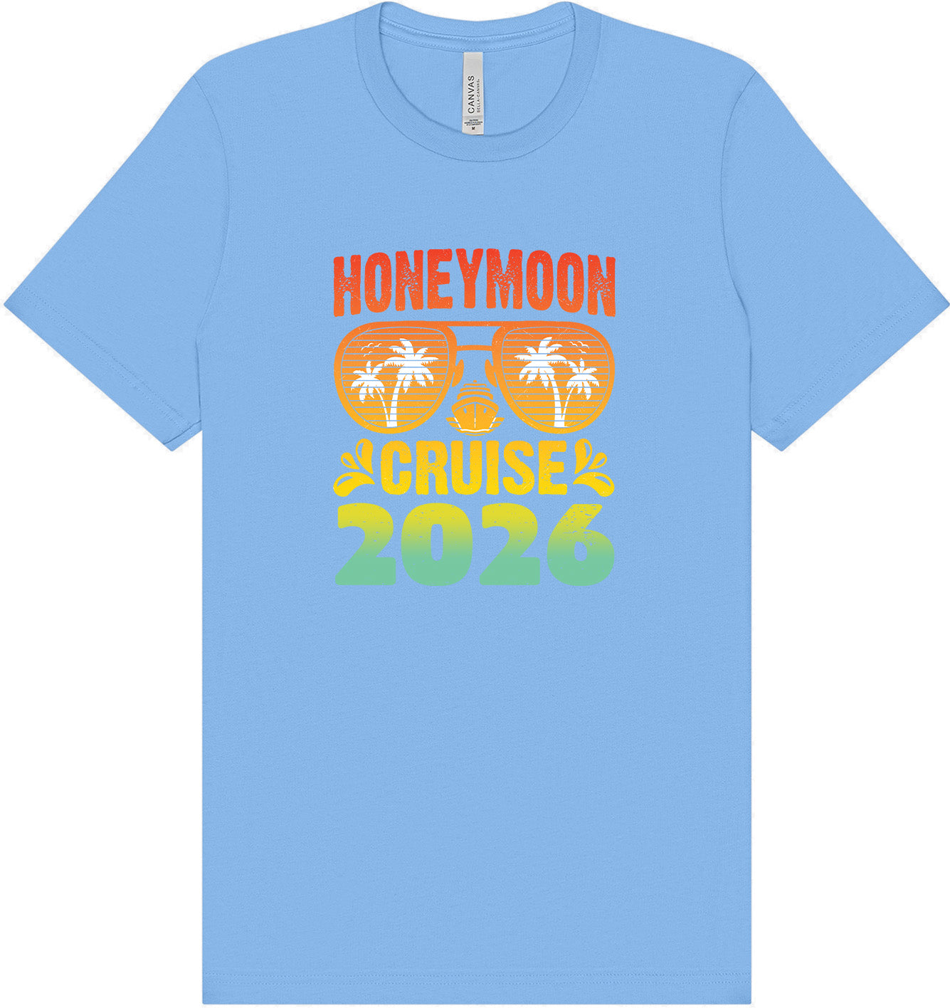 Honeymoon Cruise 2026 Adult Bella Canvas Shirt