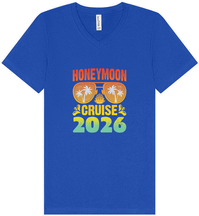 Honeymoon Cruise 2026 Unisex V-Neck Shirt