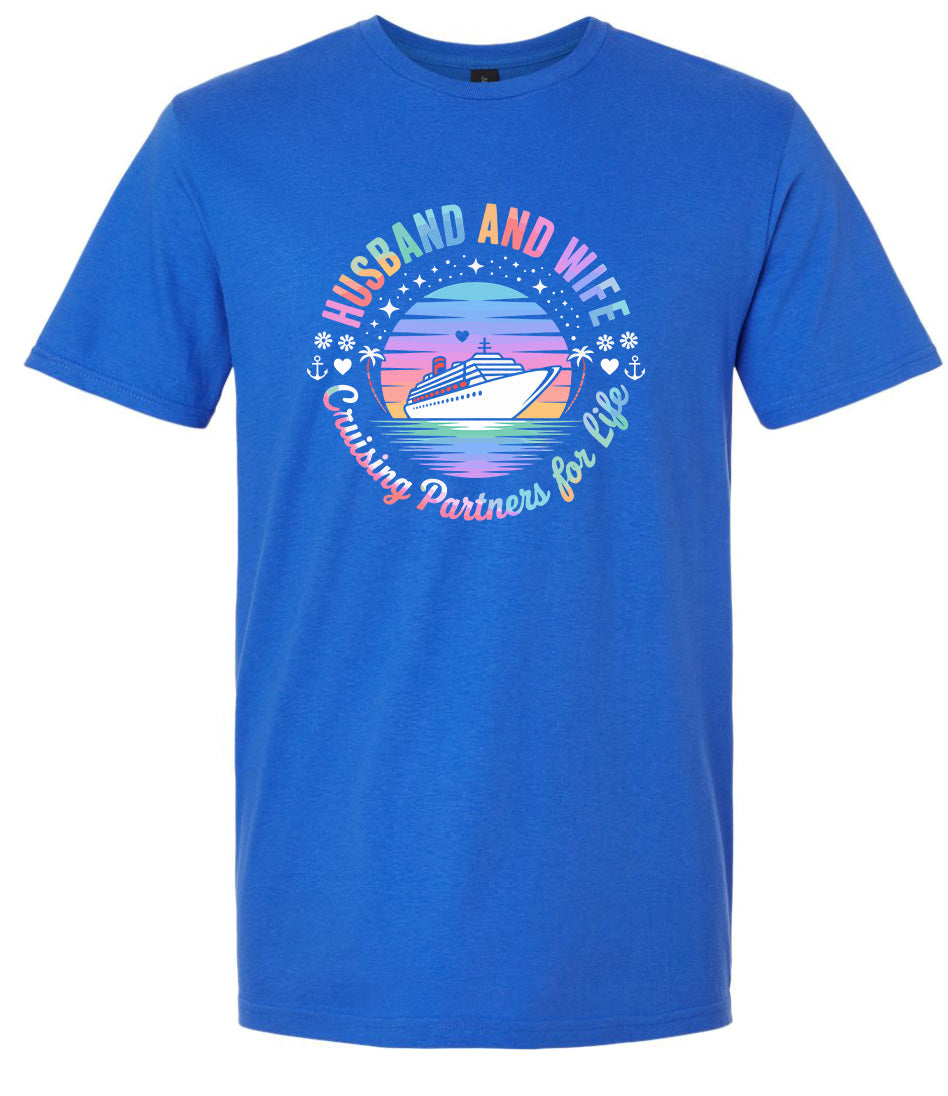 Cruising Partners for Life Adult Gildan Soft Shirt